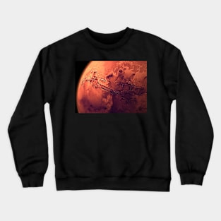 Mars Valles Marineris Crewneck Sweatshirt